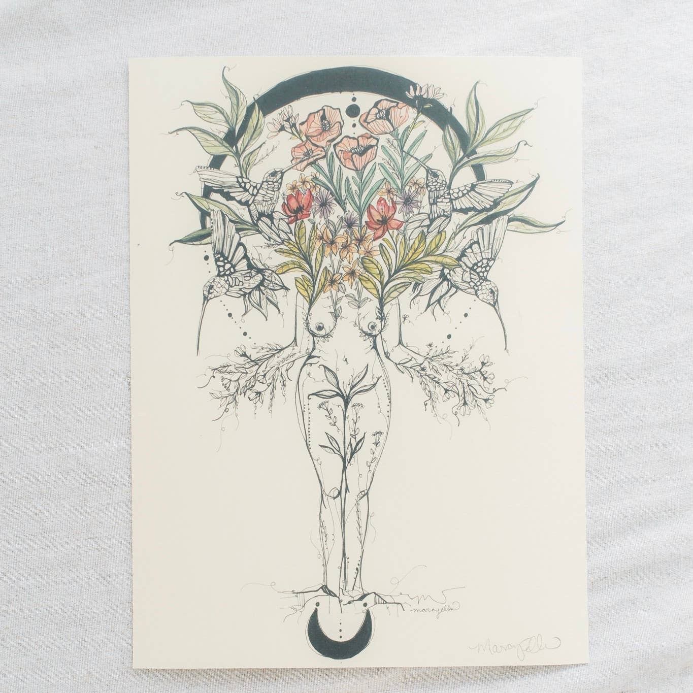 Marcy Ellis - Fine Art Print, Sweet Nectar Within