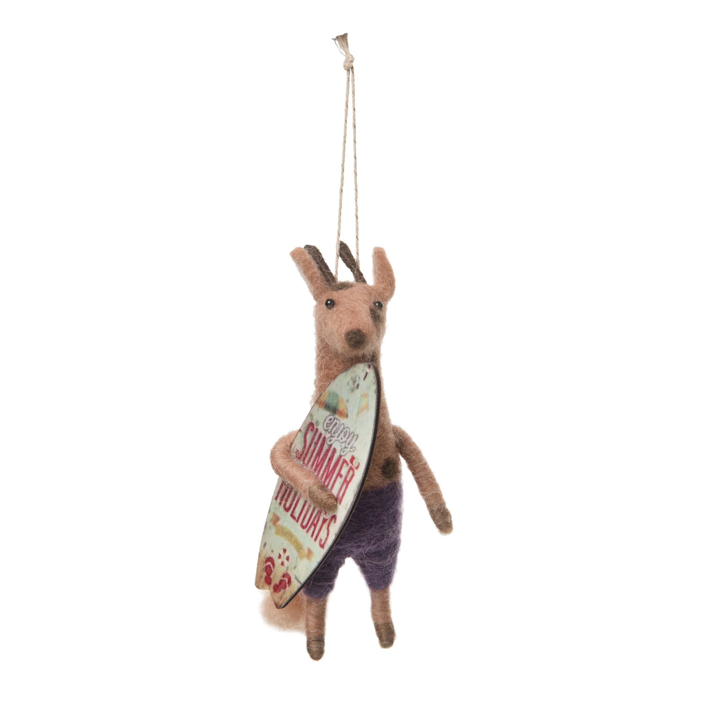 C&F Home - Beach Reindeer Ornament