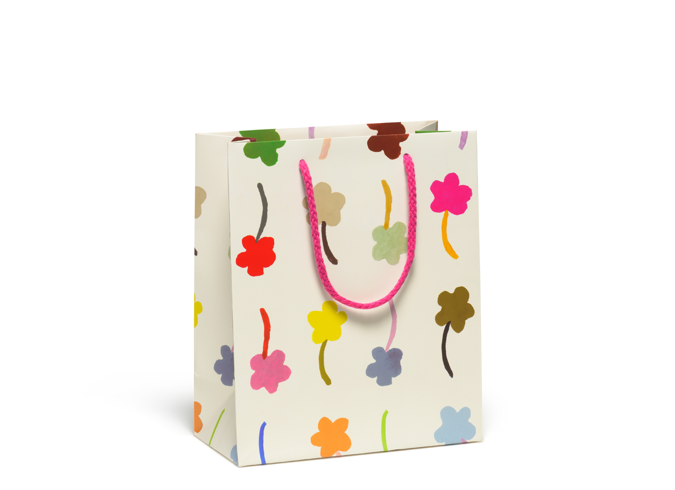 Red Cap Cards - Flipping Flowers gift bag