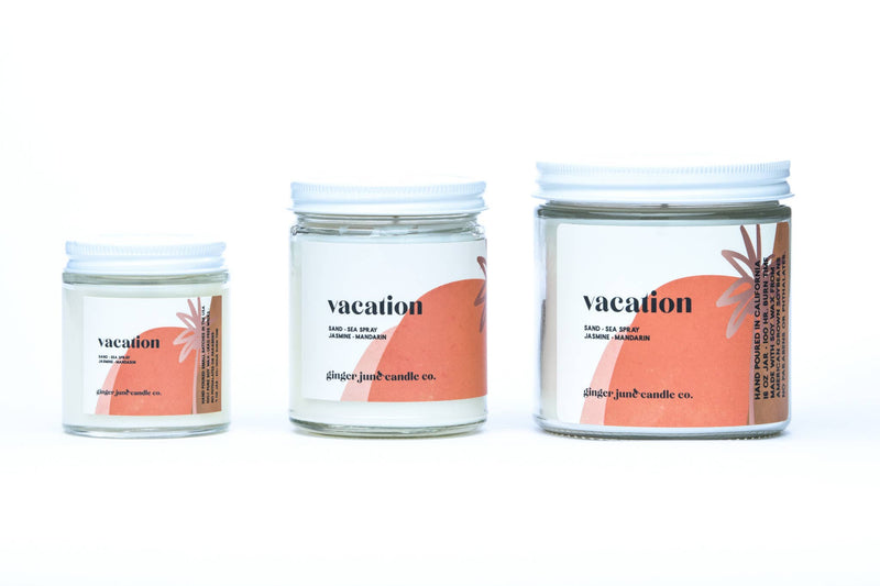 Ginger June Candle Co. - 9oz • VACATION • non toxic soy candle