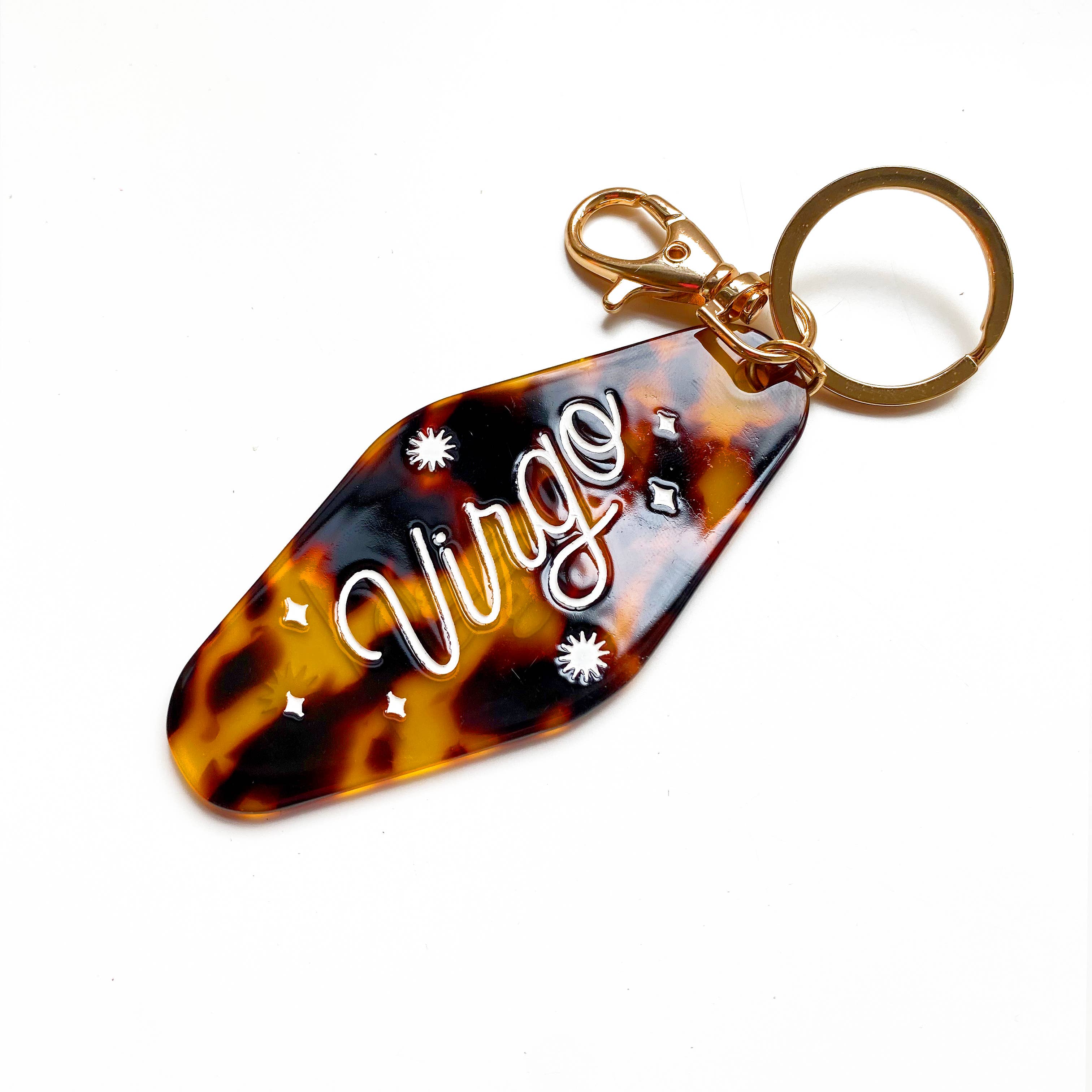 Have A Nice Day - Virgo Horoscope Motel Keychain