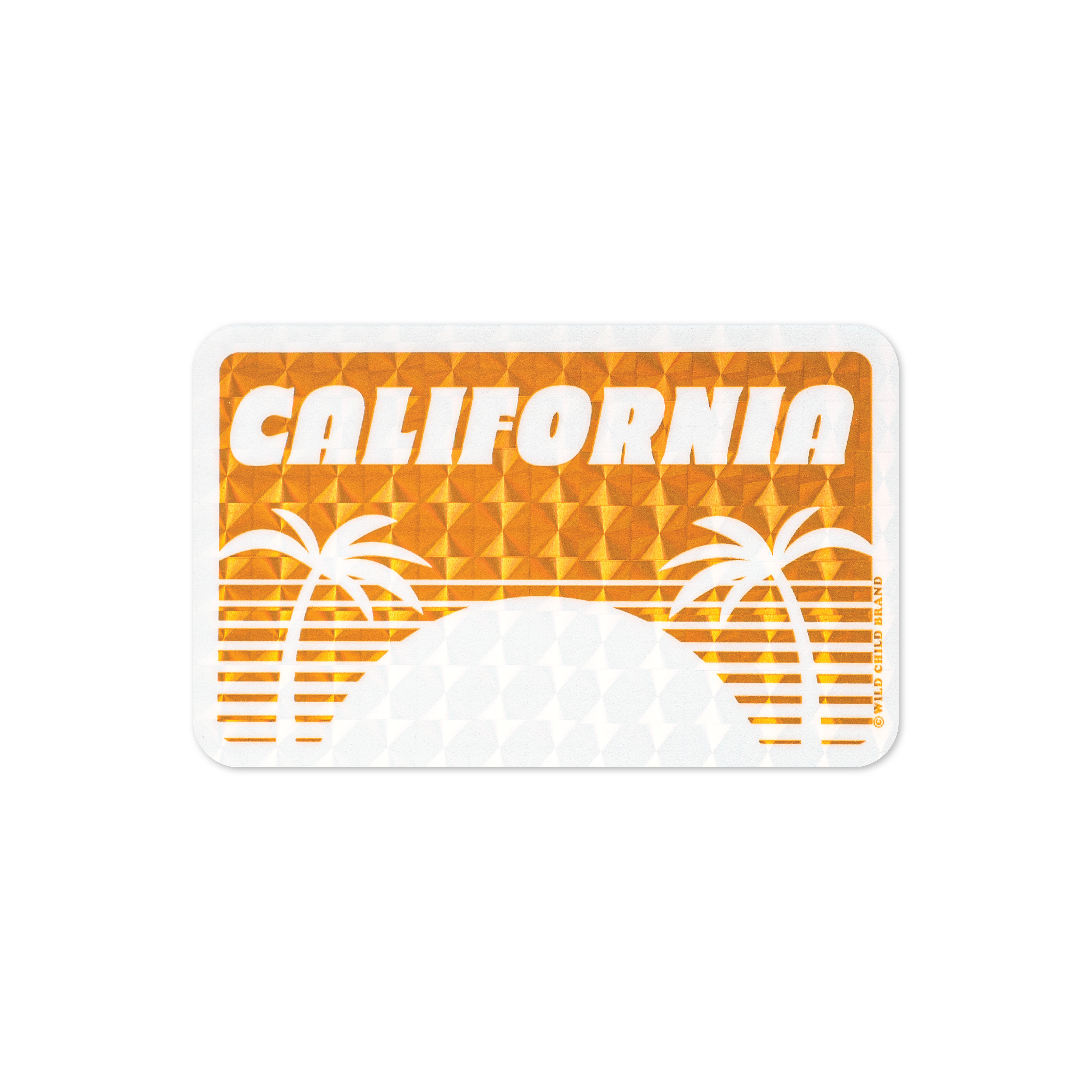 Wild Child Brand - California Holographic Sticker