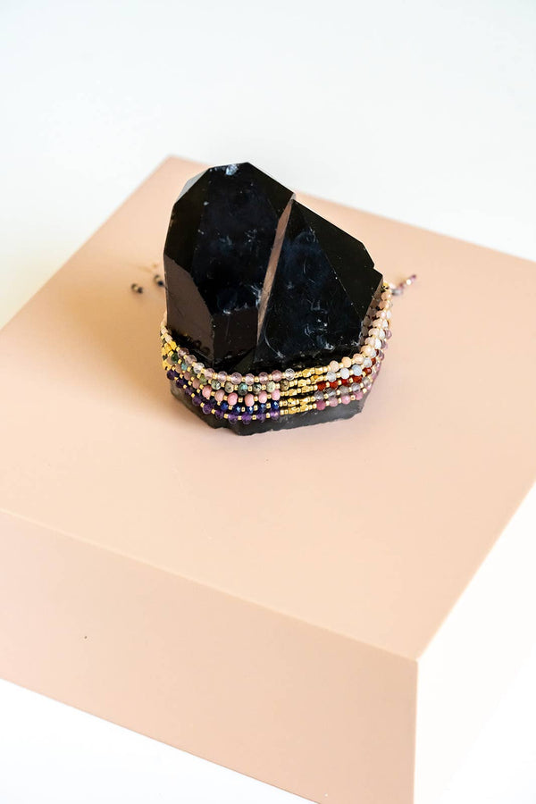 Black + Jane - Good Vibes Gemstone Bracelet