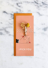 Lucca - | Dried Floral Greeting Card