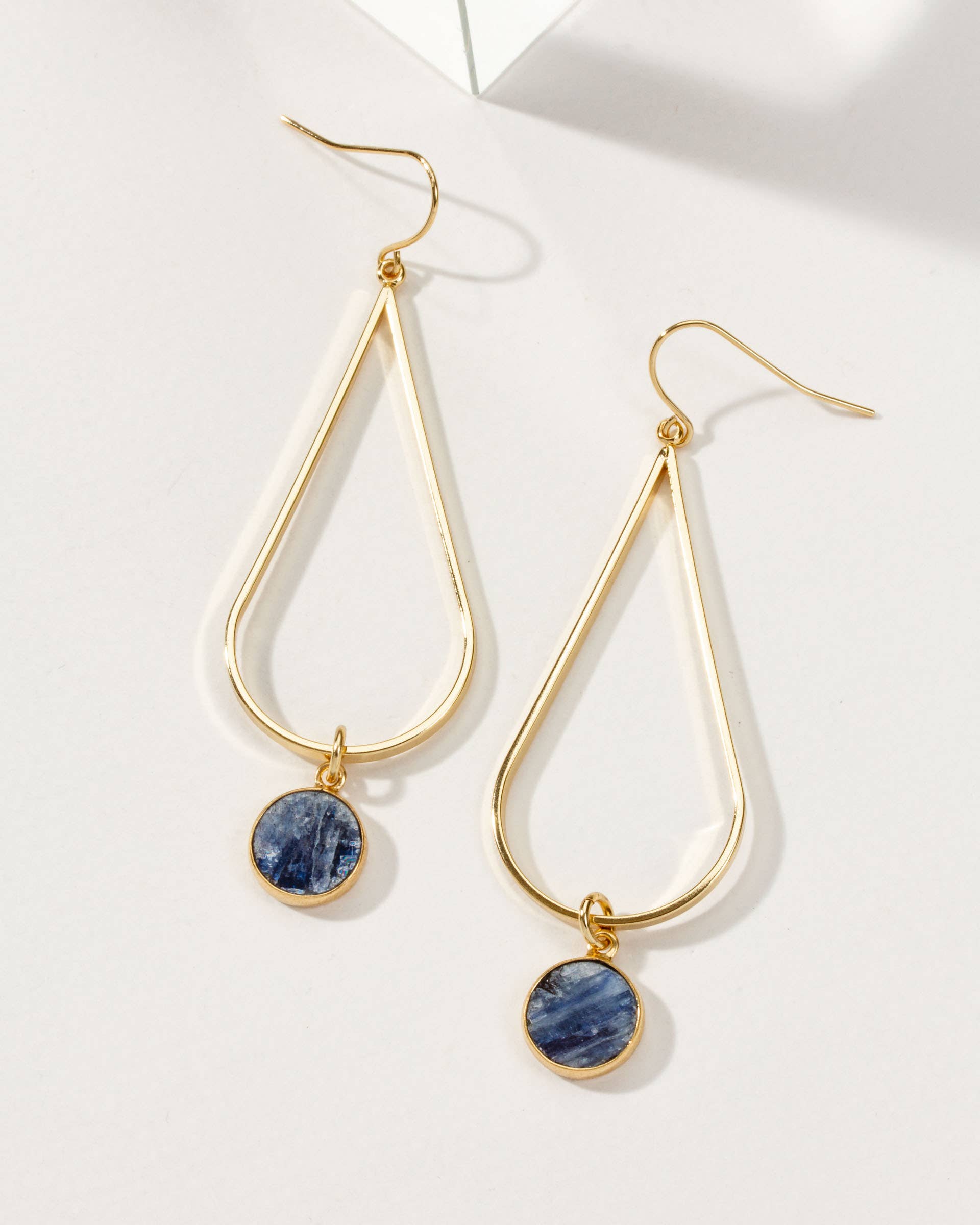 Luna Norte - Paisley Drop Earrings - Kyanite