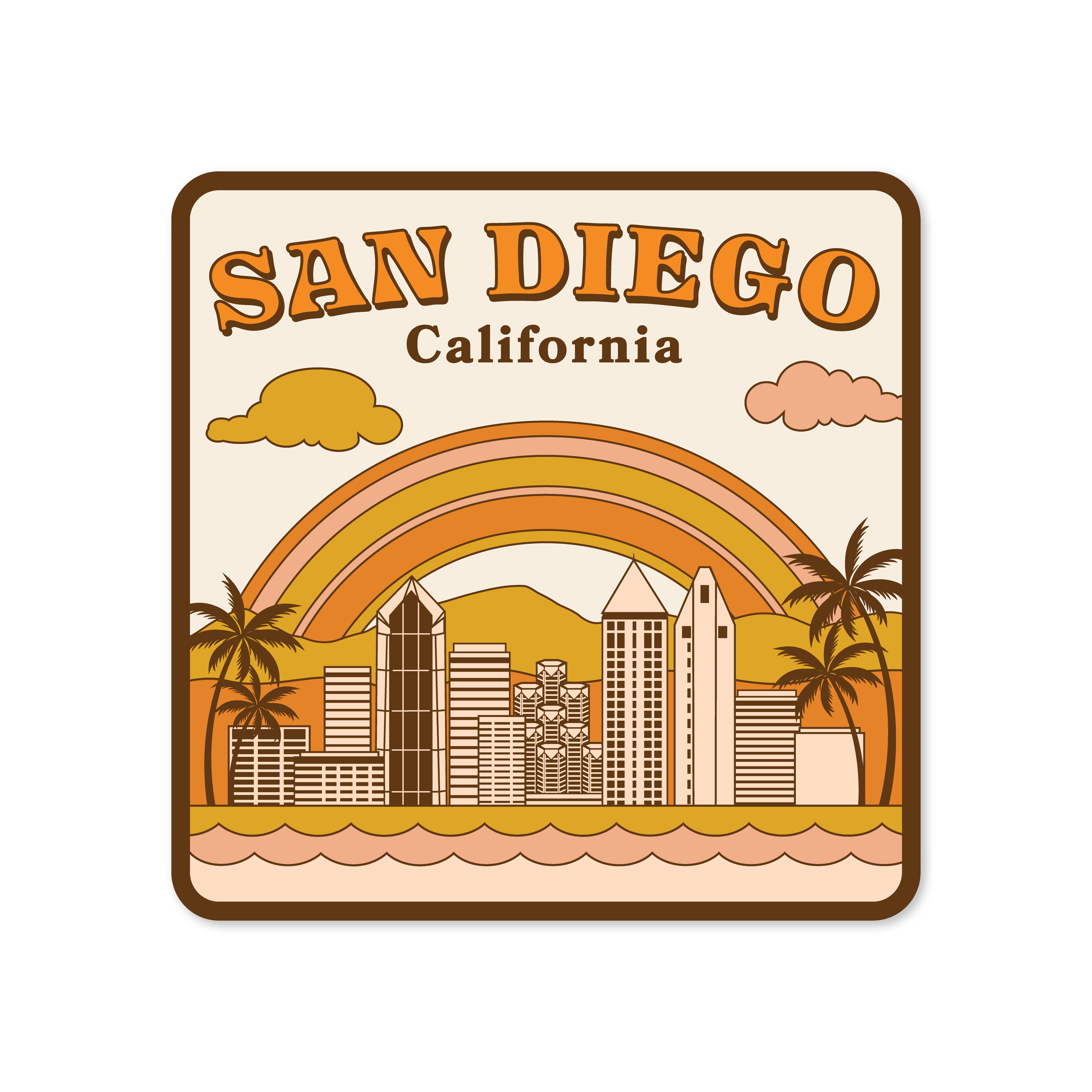 WILD CHILD Brand - San Diego, California City Sticker