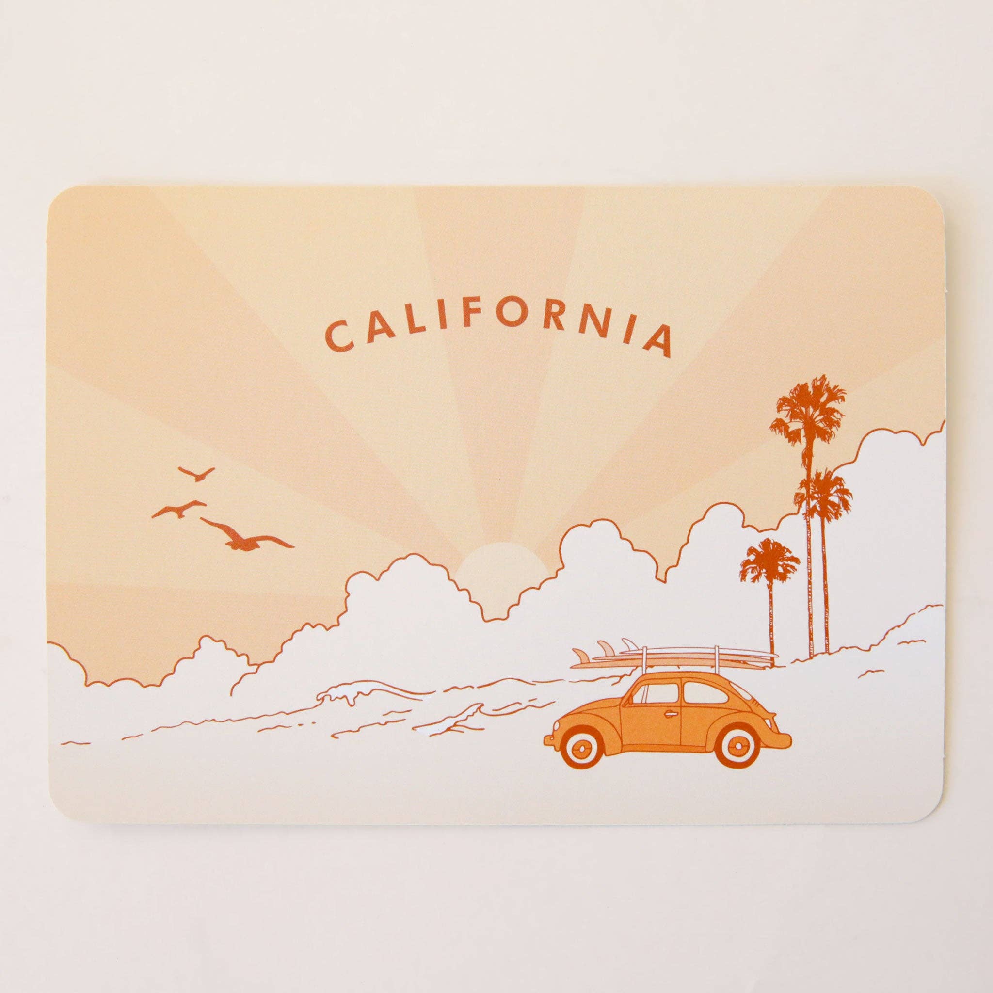Sunshine Studios - California Beach Postcard