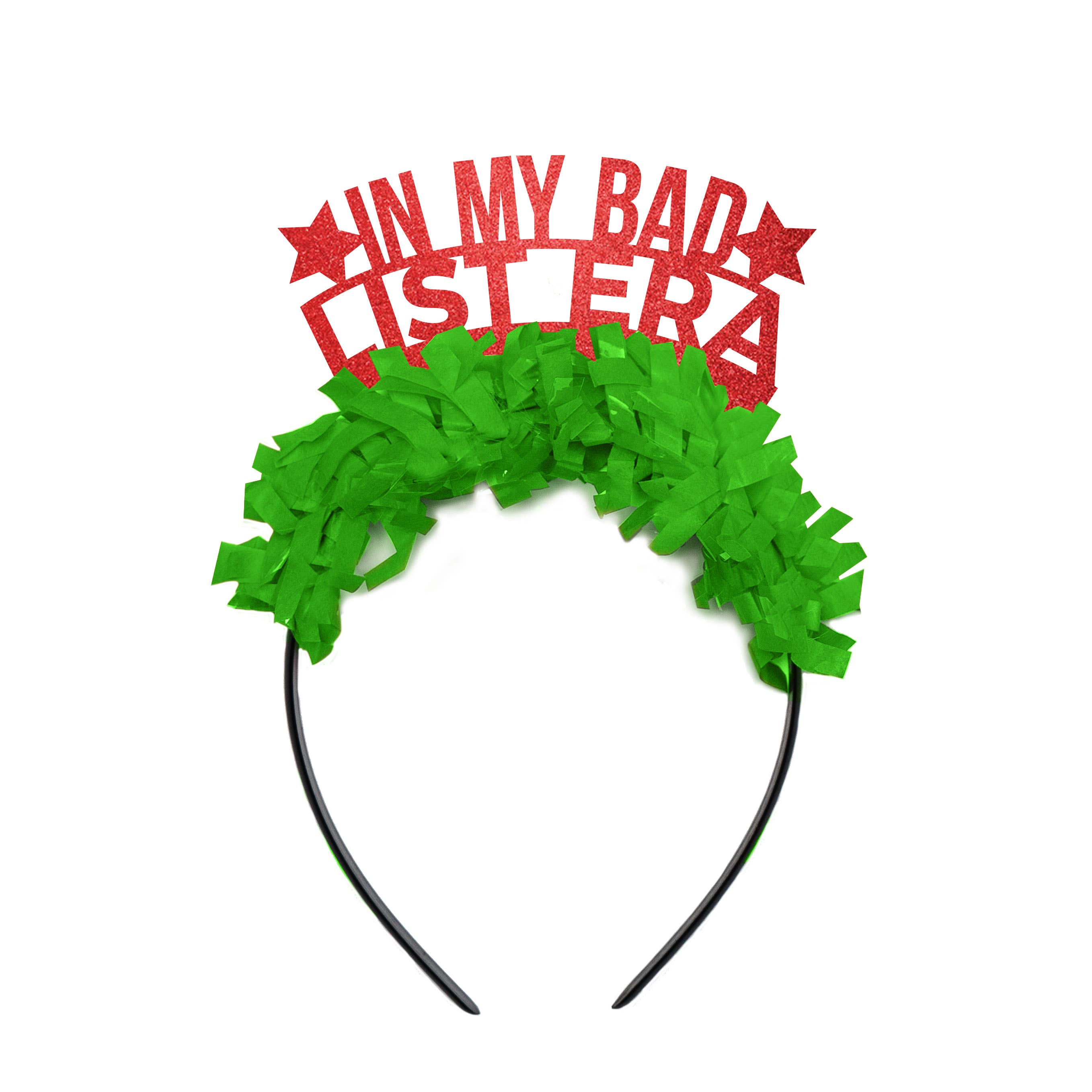 Festive Gal - In My Bad List EraHoliday Christmas Party Crown Headband