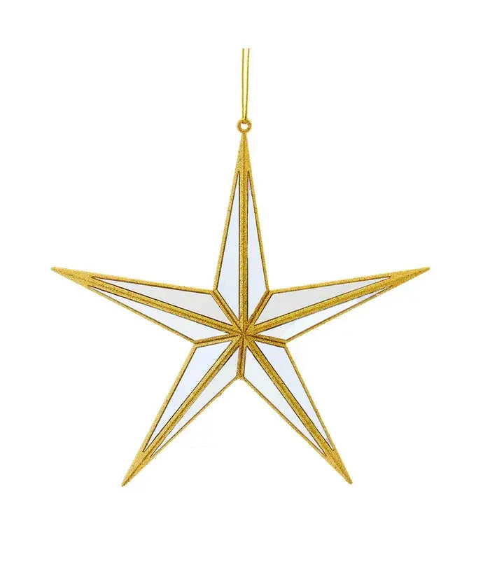 Kurt S. Adler, Inc. - Gold Mirror Star Ornament