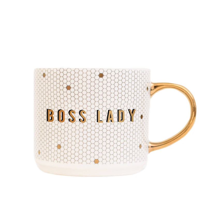 Sweet Water Decor - Boss Lady - Tile Coffee Mug - 17 oz
