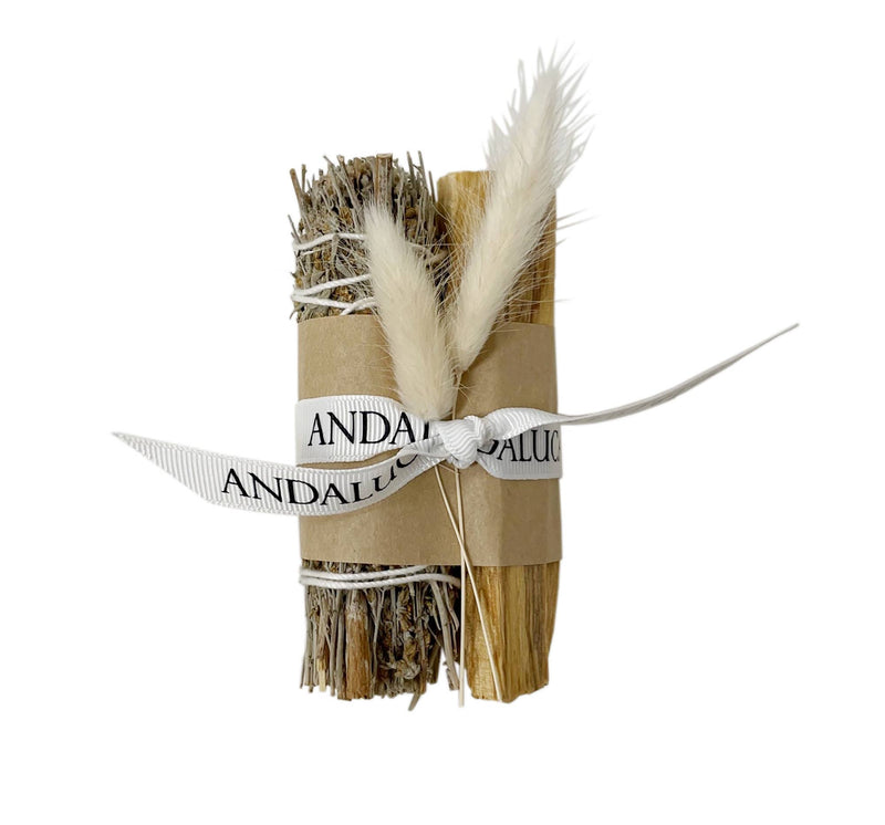 Andaluca - Palo Santo Sticks & Blue Sage Smudging Bundle