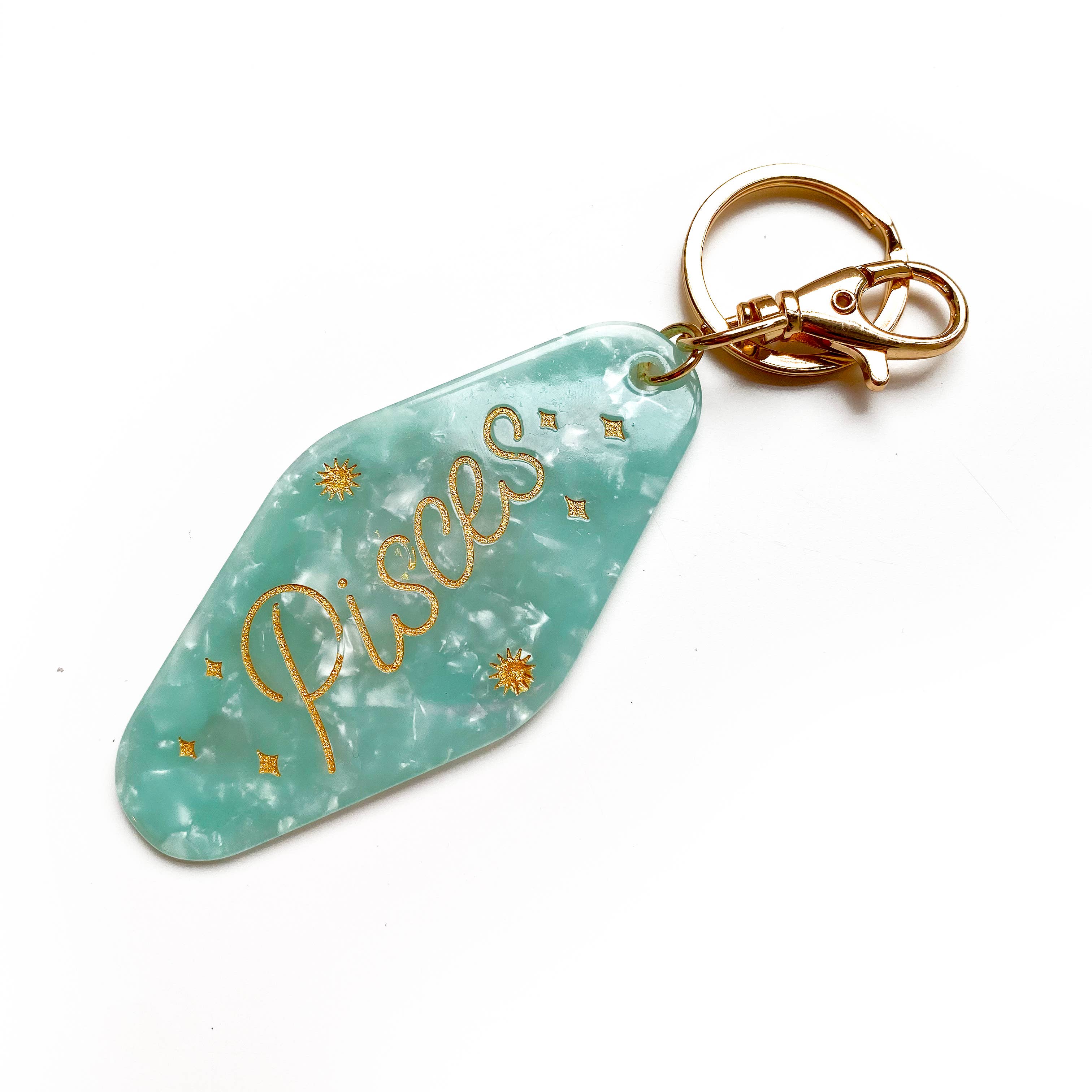 Have A Nice Day - Pisces Horoscope Motel Keychain