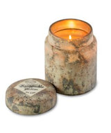 Mountain Fire Glass Candle