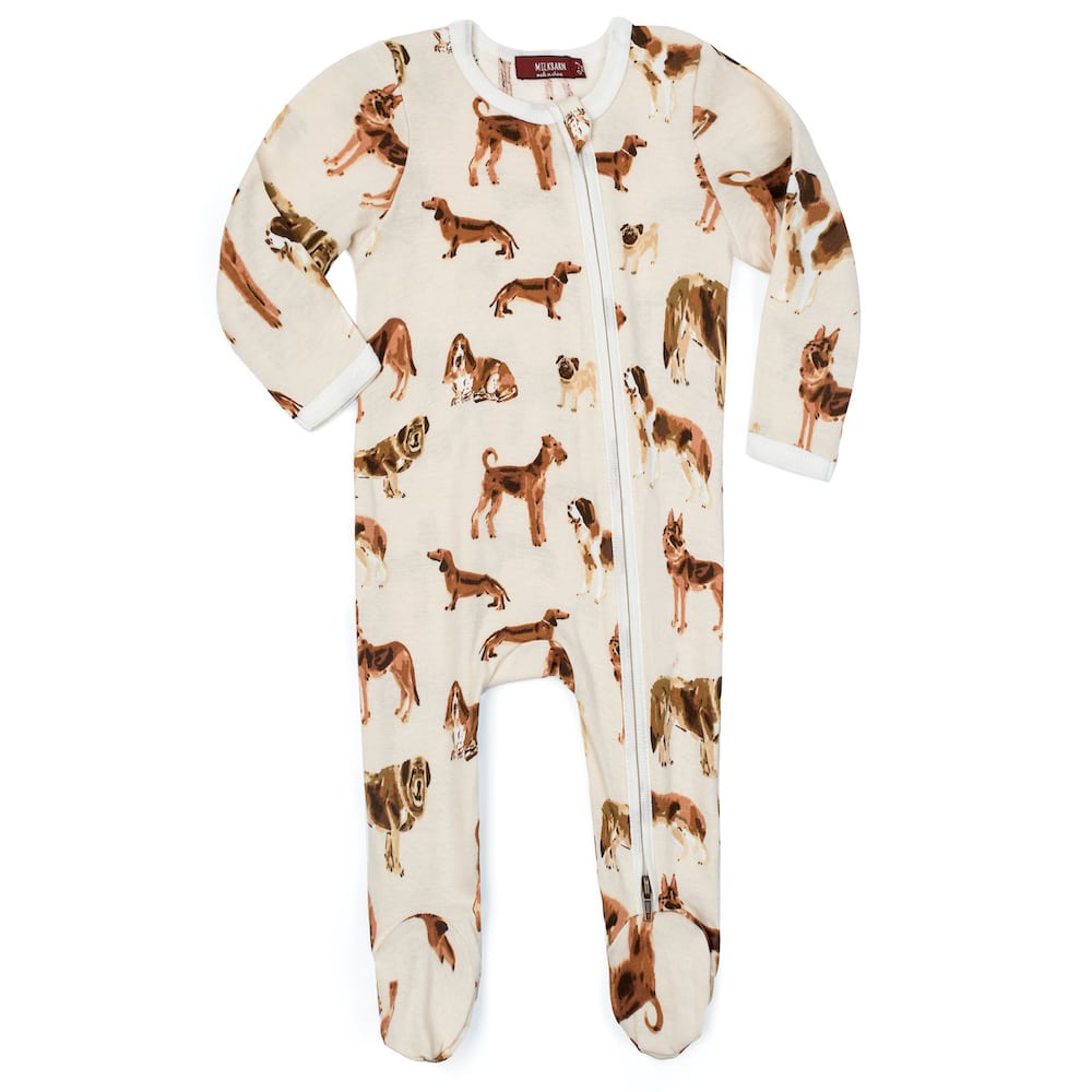 Milkbarn Footed Romper