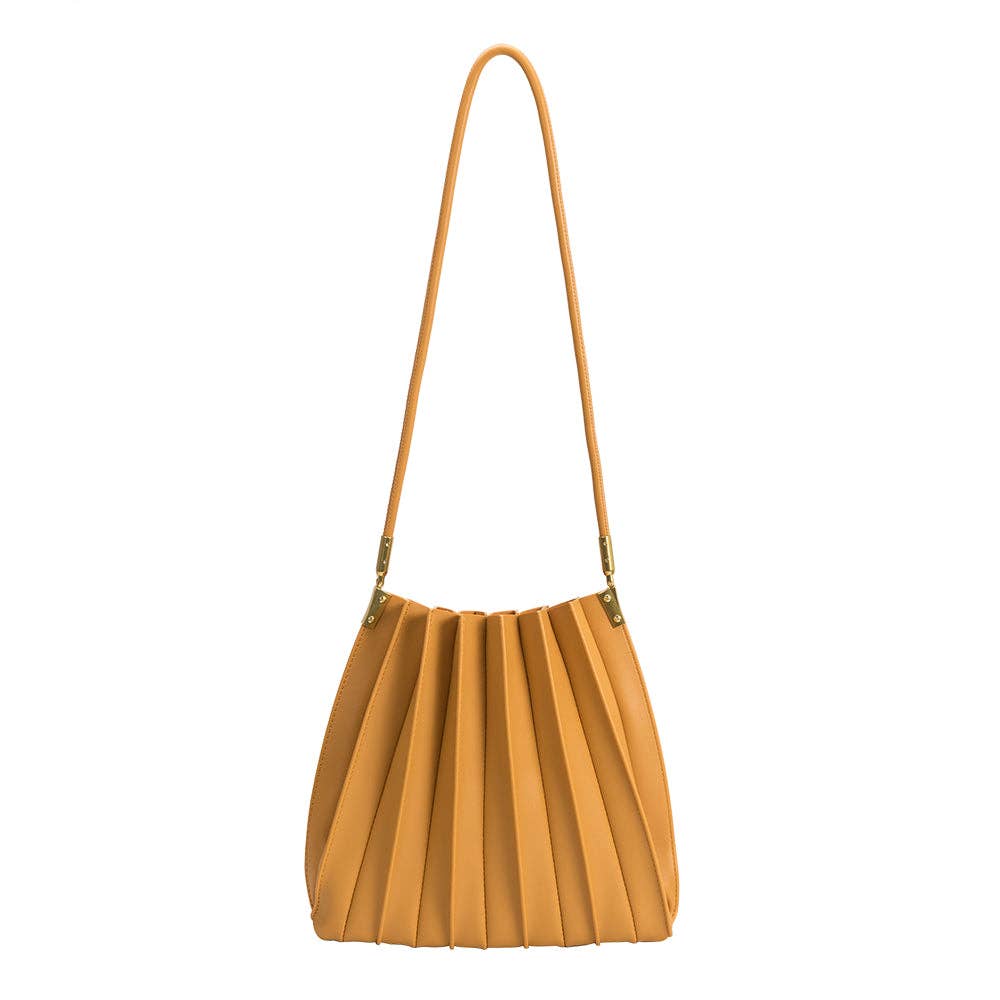 Melie Bianco - Carrie Vegan Medium Shoulder Bag in Mango