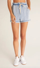 Gael Knit Denim Shorts