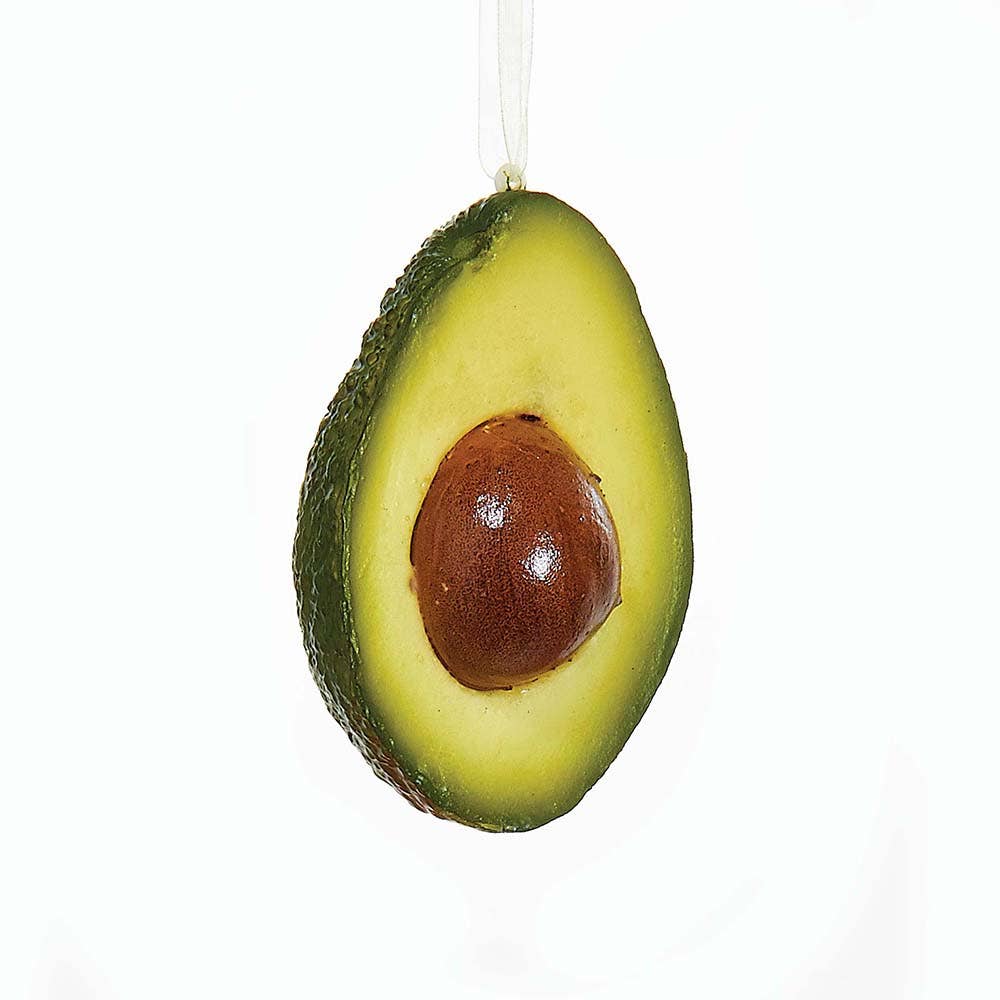 3.94"POLY AVOCADO ORNAMENT