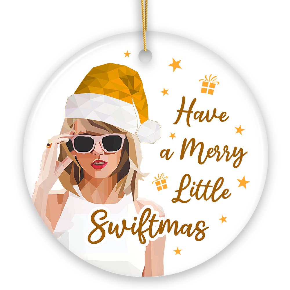 OrnamentallyYou - Have a Merry Little Swift Christmas Ornament
