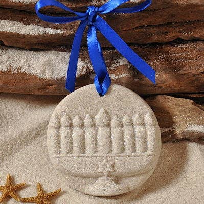 The Sand Store by Creative Artworks, Inc. - Menorah Sand Ornament