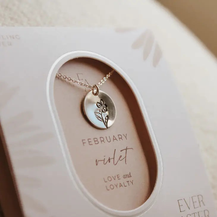 Ever Aster - Birth Flower Necklace