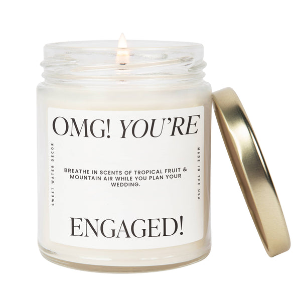 Sweet Water Decor - *NEW* OMG! You're Engaged!Soy Candle 9 oz